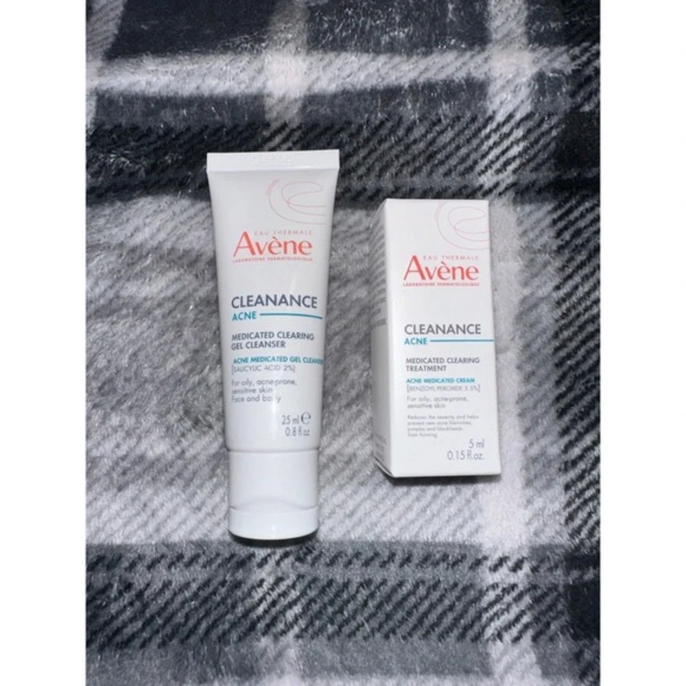 Avene Cleanance acne medicate clearing gel cleanser treatment travel‎ size F1-12